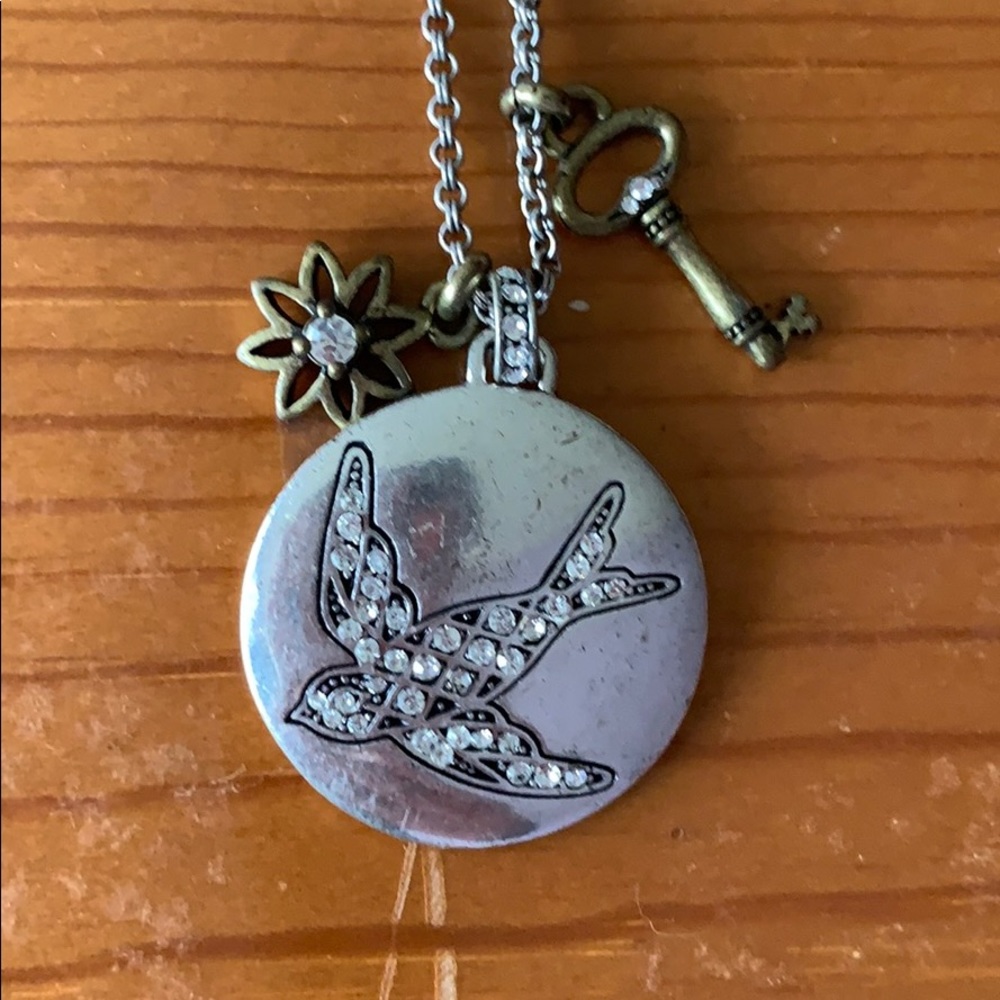Fossil Bird Necklace